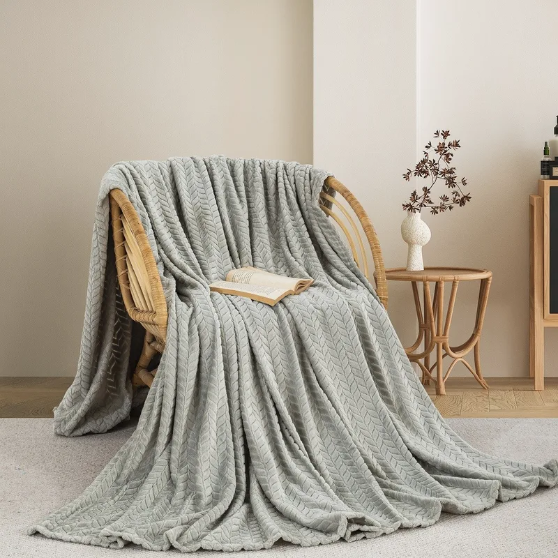 Κουβερτα Fleece Υπερδιπλη 220X240 Adam Home (550) Silver(51)