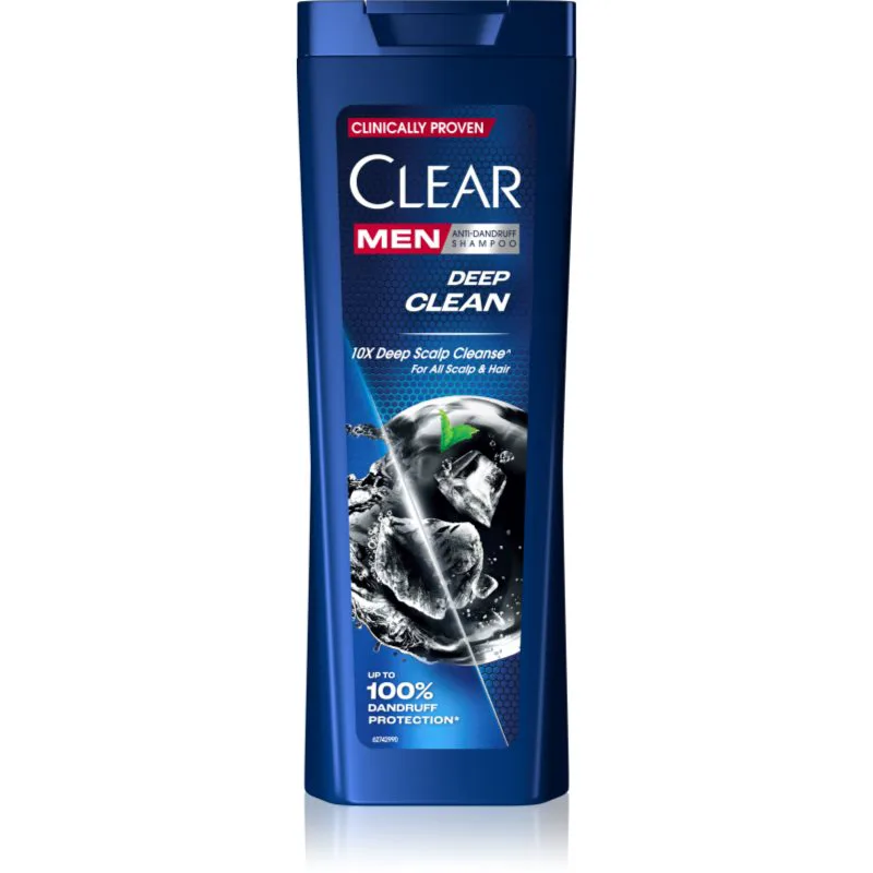 Clear Deep Clean καθαριστικό σαμπουάν για άντρες 360 ml