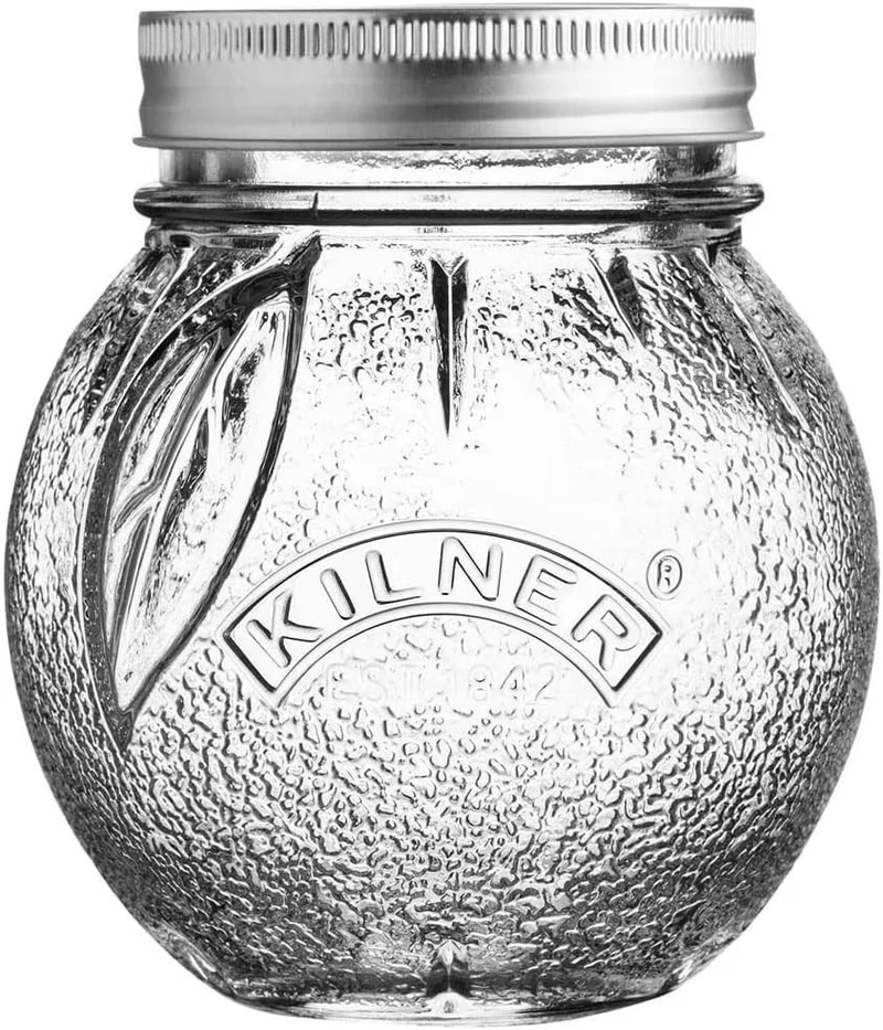 Kilner Γυάλινο Δοχείο Αποθήκευσης Πορτοκαλί 400ml