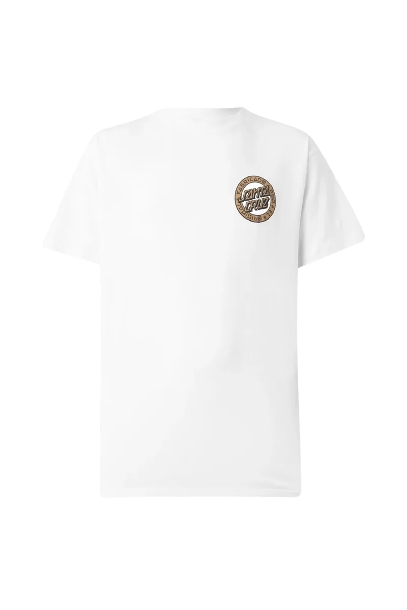 Santa Cruz Loco Dot Ανδρικό T-Shirts - Λευκό-SCA-TEE-13521-WHITE