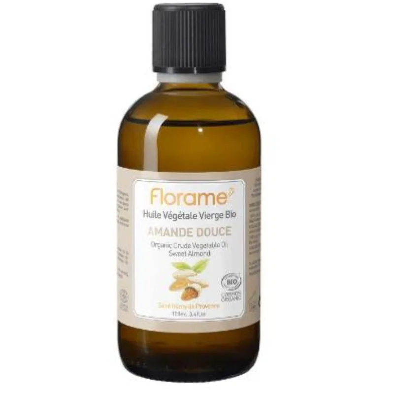 Florame Organic Sweet Almond Vegetable Oil 100ml