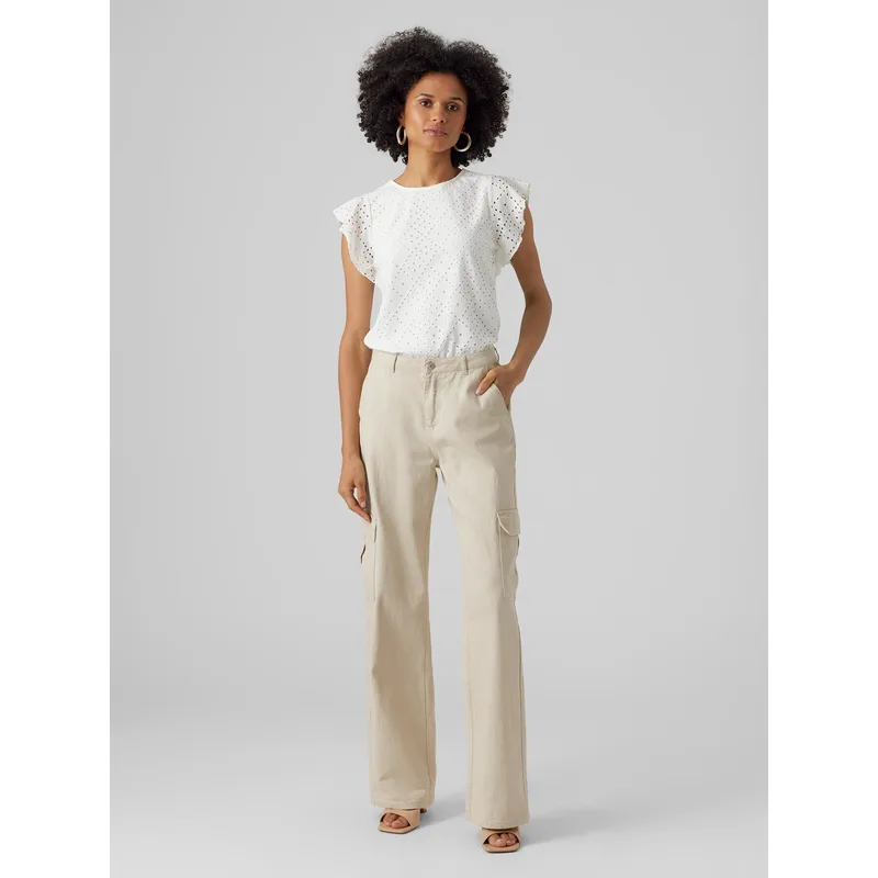 Vero Moda T-Shirt 10286067 Λευκό Loose Fit