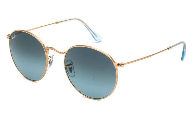 RAY BAN ΓΥΑΛΙΑ ΗΛΙΟΥ RAY BAN ROUND METAL 3447 001/3M 5321 3447 Χρυσό