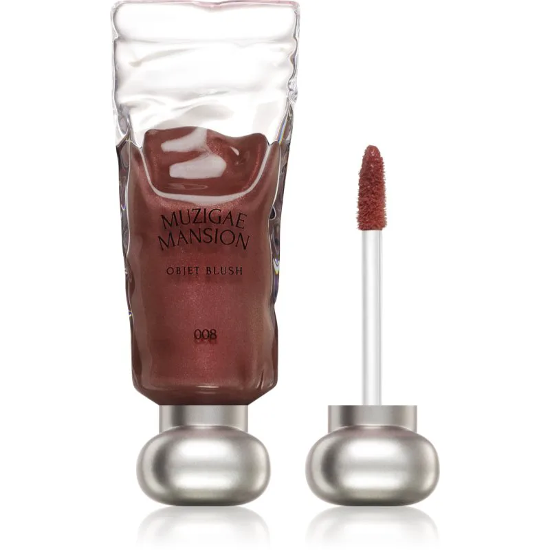 MUZIGAE MANSION Objet Blush υγρό ρουζ με αποτέλεσμα λάμψης απόχρωση 008 Bruna 5 ml