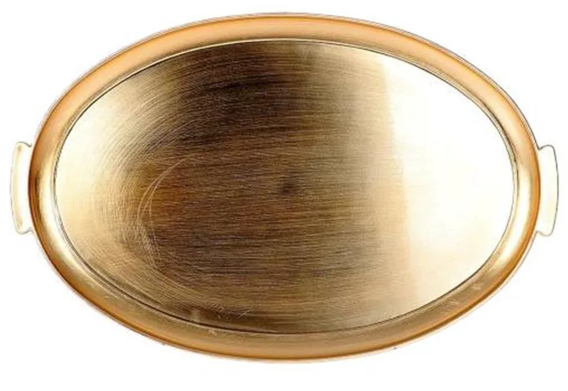 Arte Regal Δίσκος Μελαμίνης Χρυσό Οβαλ 38Χ31cm