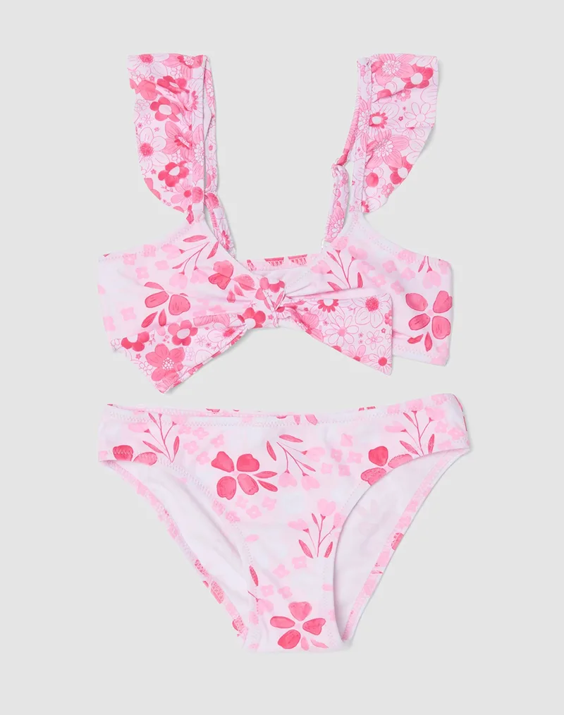 OVS GIRL BIKINI TROPICAL 2616913-FLUSHING PINK Ροζ