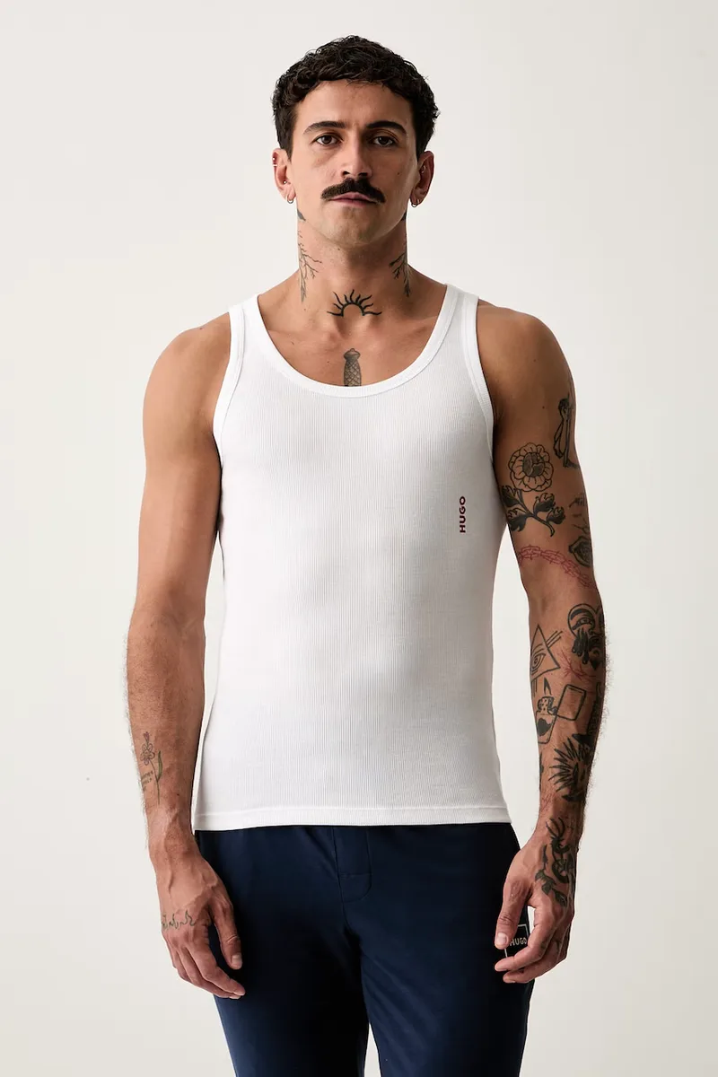 HUGO τοπ ανδρικό βαμβακερό TANK TOP TRIPL. PACK 3-pack