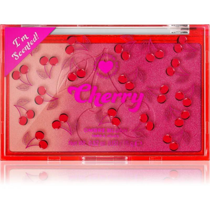 I Heart Revolution Ombre διπλό ρουζ απόχρωση Cherry 15 γρ