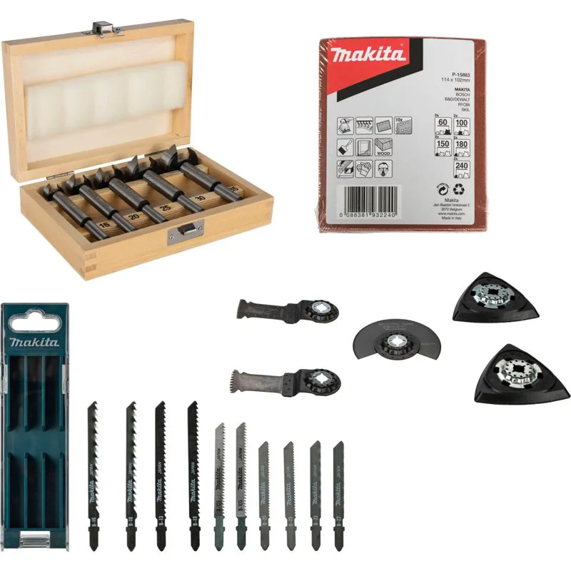 Makita P-84844 Σετ Εργασιών Ξυλουργικής