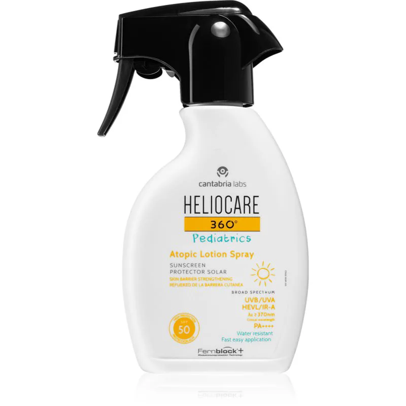 Heliocare 360° Pediatrics Atopic Lotion Spray παιδικό αντηλιακό σπρέι SPF 50 250 ml
