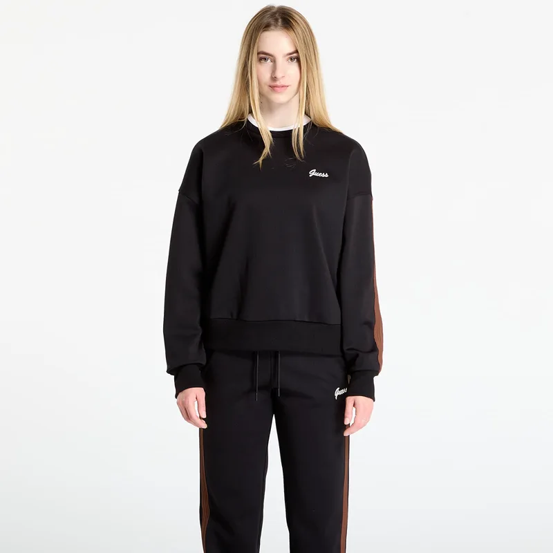 Φούτερ GUESS Fabia Cn Sweatshirt Black S