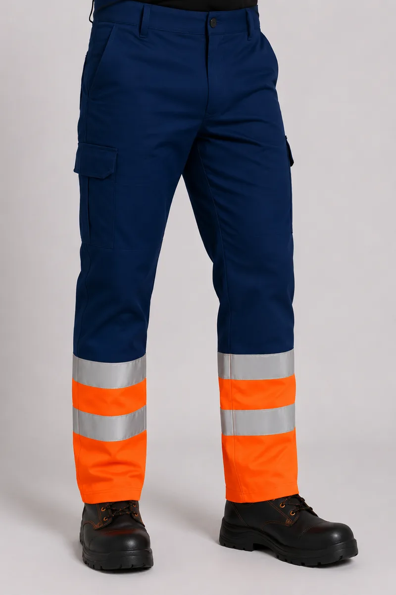 Παντελόνι Υψηλής Διακριτότητας Valento TRAIN Neon Orange/Orion Navy Blue