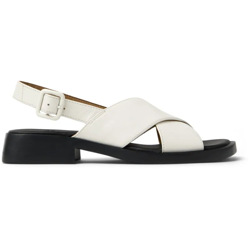 CAMPER Dana - Πέδιλα Για Γυναικεία - Λευκό, Μέγεθος 40, Smooth leather