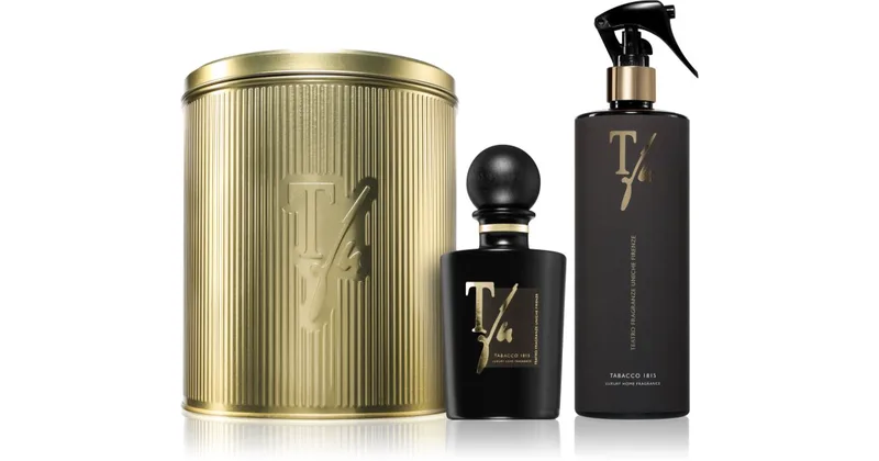 Teatro Fragranze Gold Tin Tabacco Gift Box Tin Box