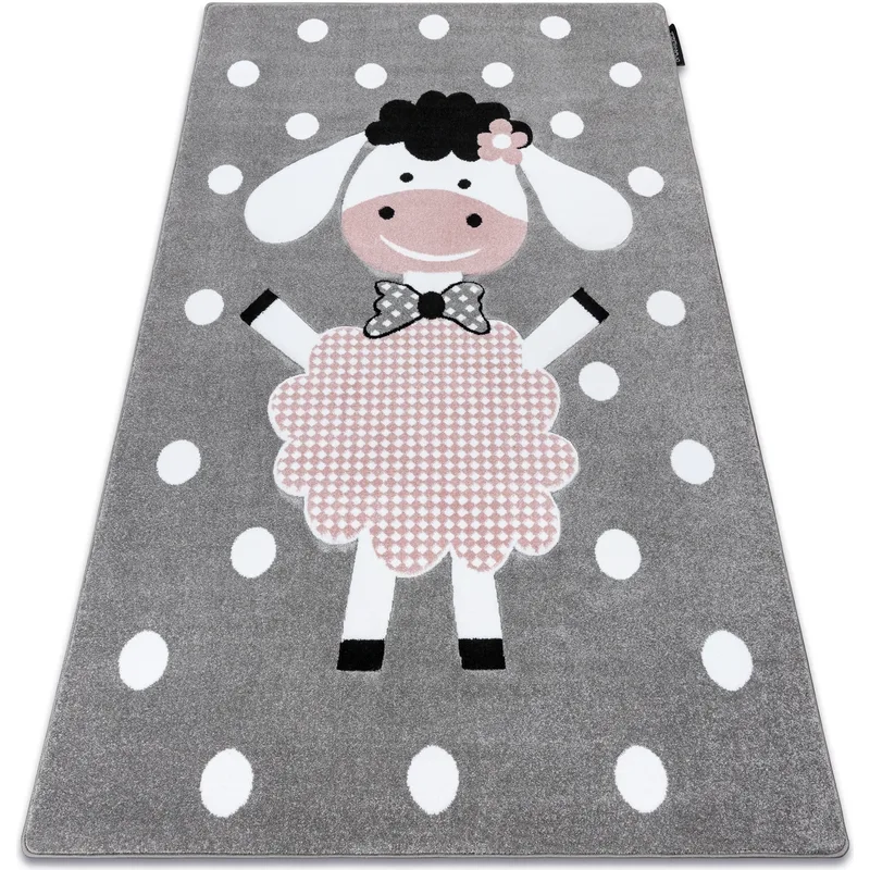 Χαλιά Rugsx Χαλί PETIT DOLLY πρόβατα γκρι 200x290 cm