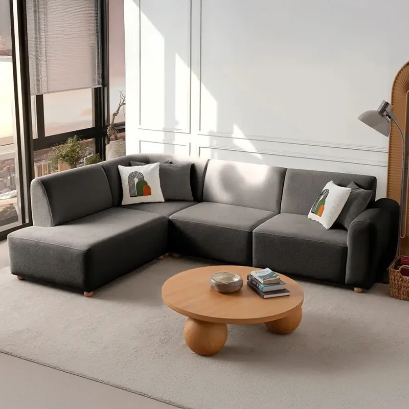 Γωνιακός Καναπές S-Loft Left - Anthracite 752Est1334 (206x290x85x90)