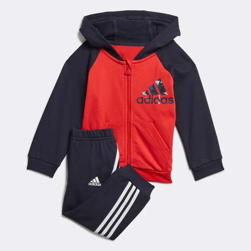 BADGE OF SPORT FULL-ZIP HOODIE JOGGER SET ΜΠΛΕ