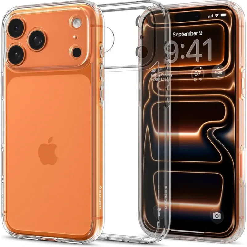 Θήκη iPhone 17 Pro Max Spigen Ultra Hybrid Ανθεκτική Διάφανη Σκληρή - Crystal Clear (ACS10278)