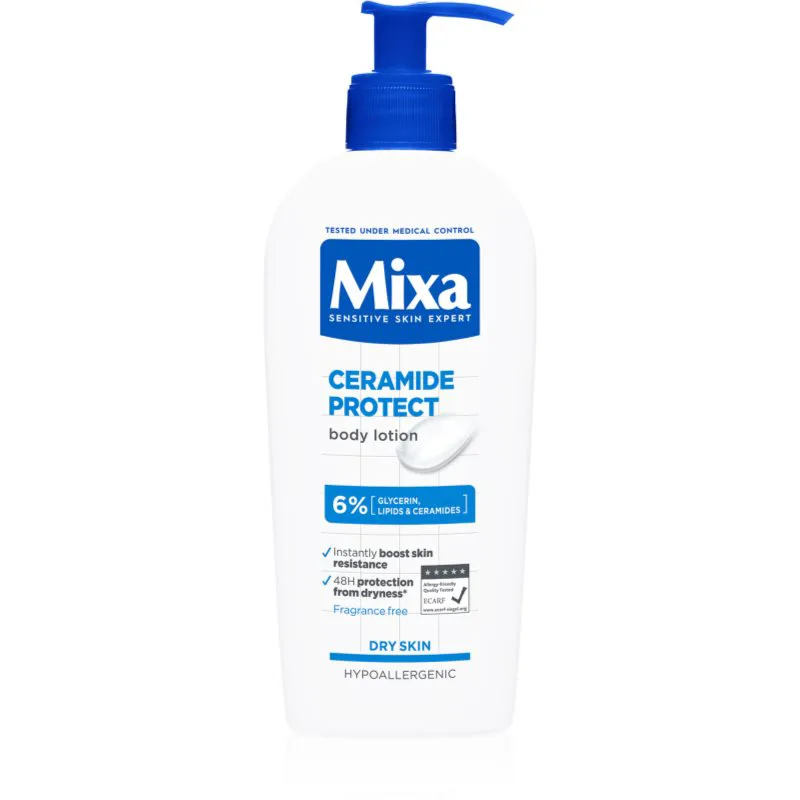 Mixa Ceramide Protect γαλάκτωμα σώματος για ξηρό έως πολύ ξηρό δέρμα 400 ml