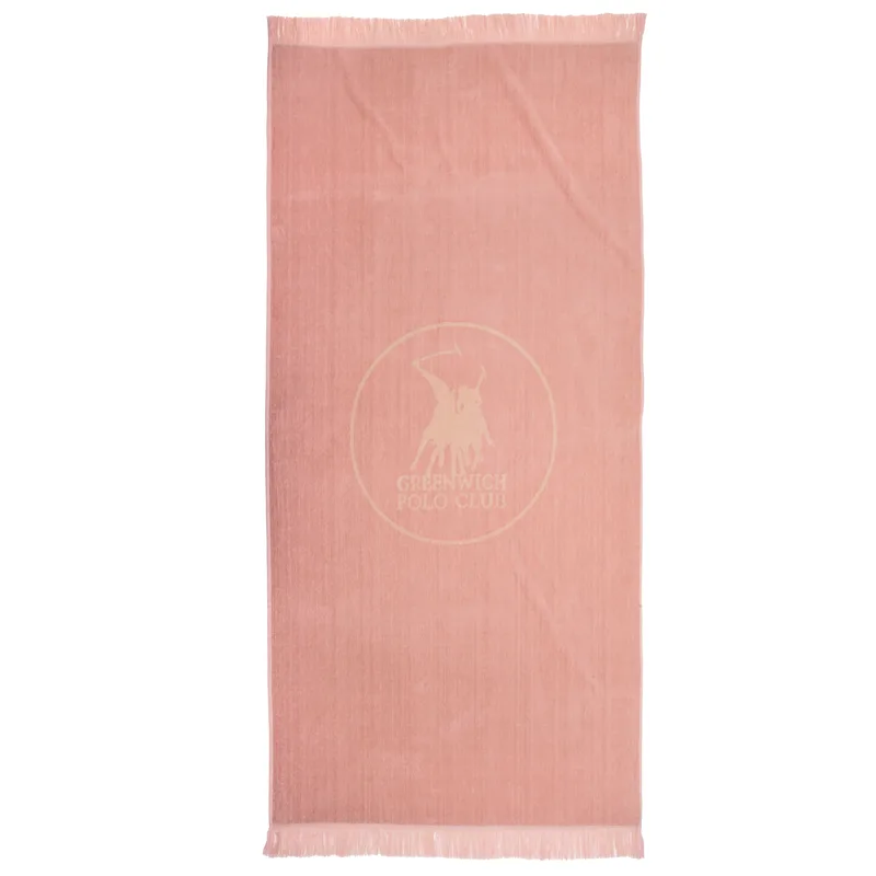 Greenwich polo club πετσετα θαλασσησ 90χ180 essential 5238 pink