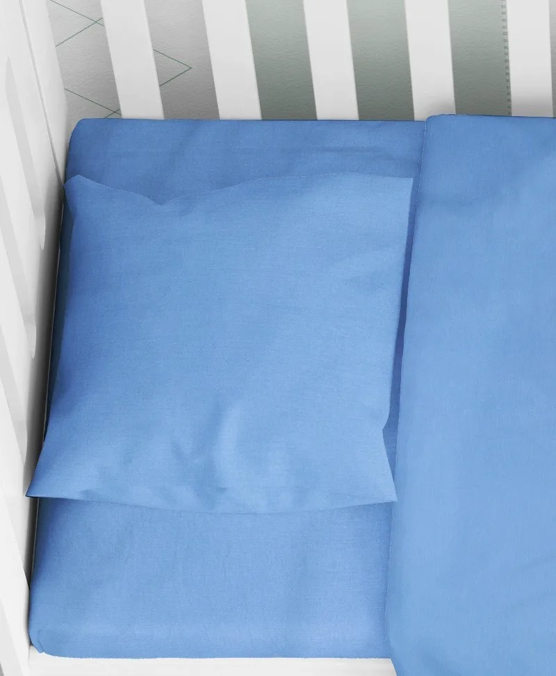 Βρεφική Μαξιλαροθήκη Dimcol Solid 498 Sky Blue 35x45