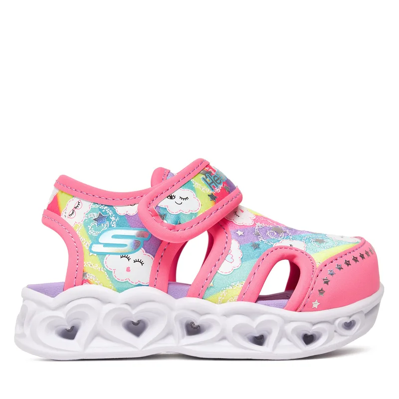 Σανδάλια Skechers Heart Lights Sandals-Cutie Clouds 302977N/HPMT Ροζ