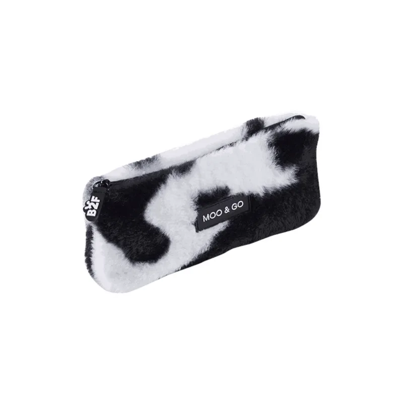 Κασετίνα Νεσεσέρ Back2Fun Fluffy Miquelrius Μαύρο Άσπρο 20x8 x3.5cm