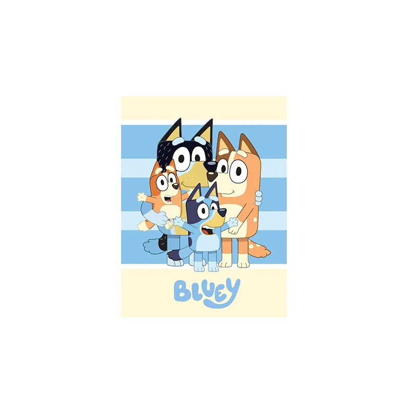 Κουβέρτα Fleece Κούνιας 100X140 Bbc Studios Bluey 55 (100x140)