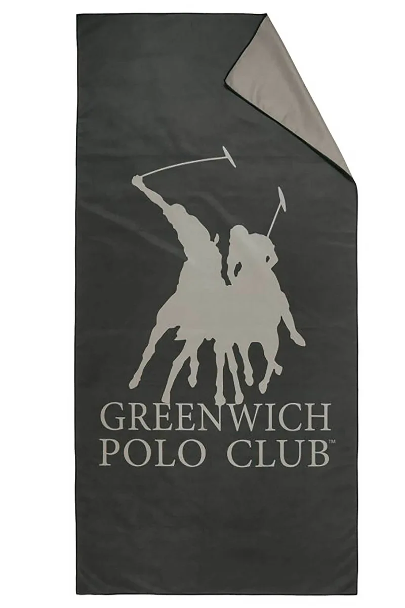 Greenwich Polo Club unisex πετσέτα θαλάσσης 80 x 170 cm "5214" - 267801705214 Γκρι