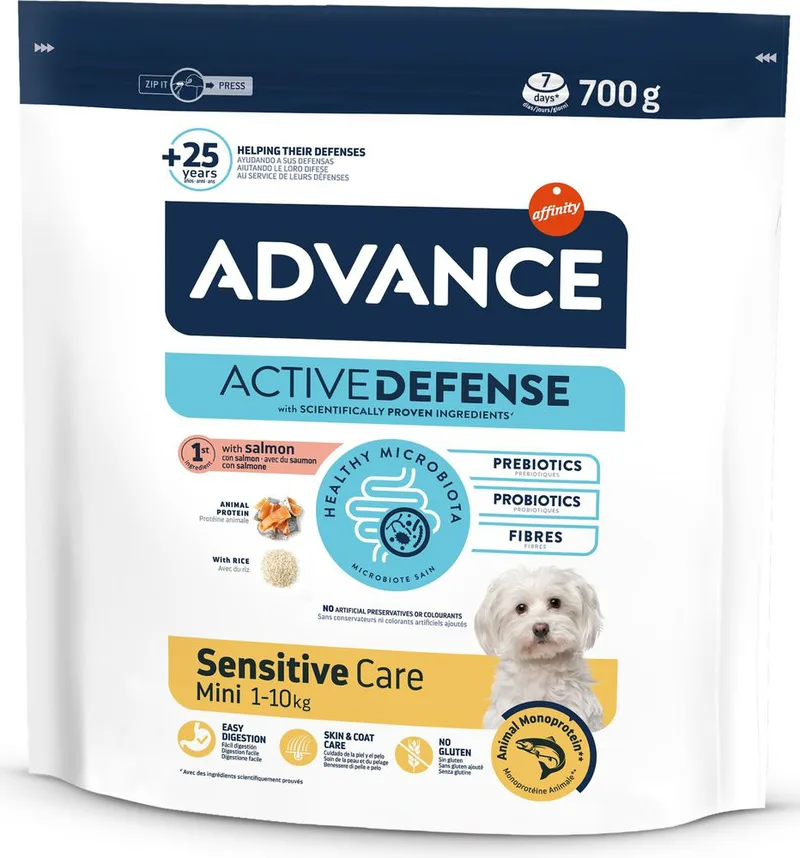 ΤΡΟΦΗ ADVANCE SENSITIVE MINI ΣΟΛΟΜΟΣ (3KG)