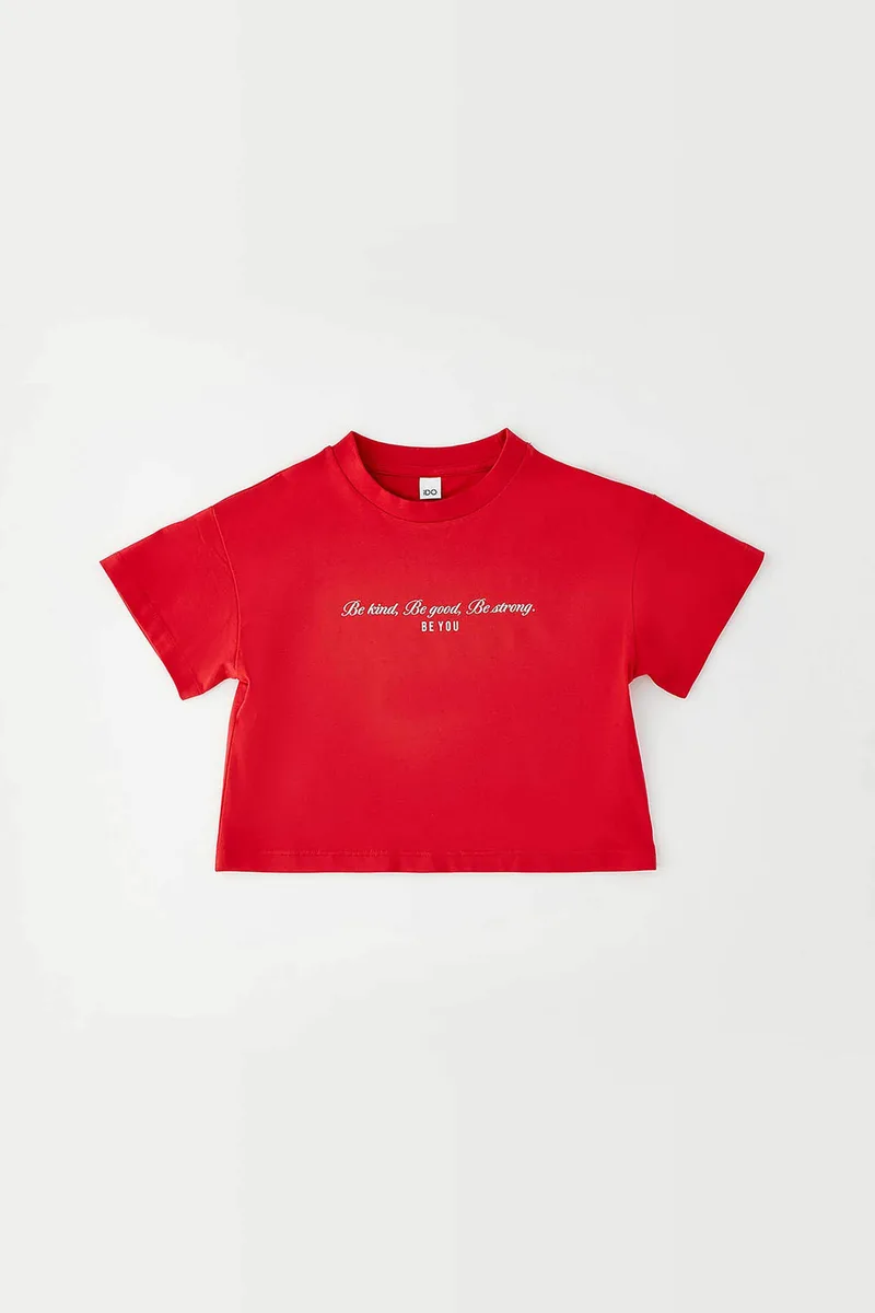 iDO παιδικό T-shirt cropped - 4.G717/00 Λευκό