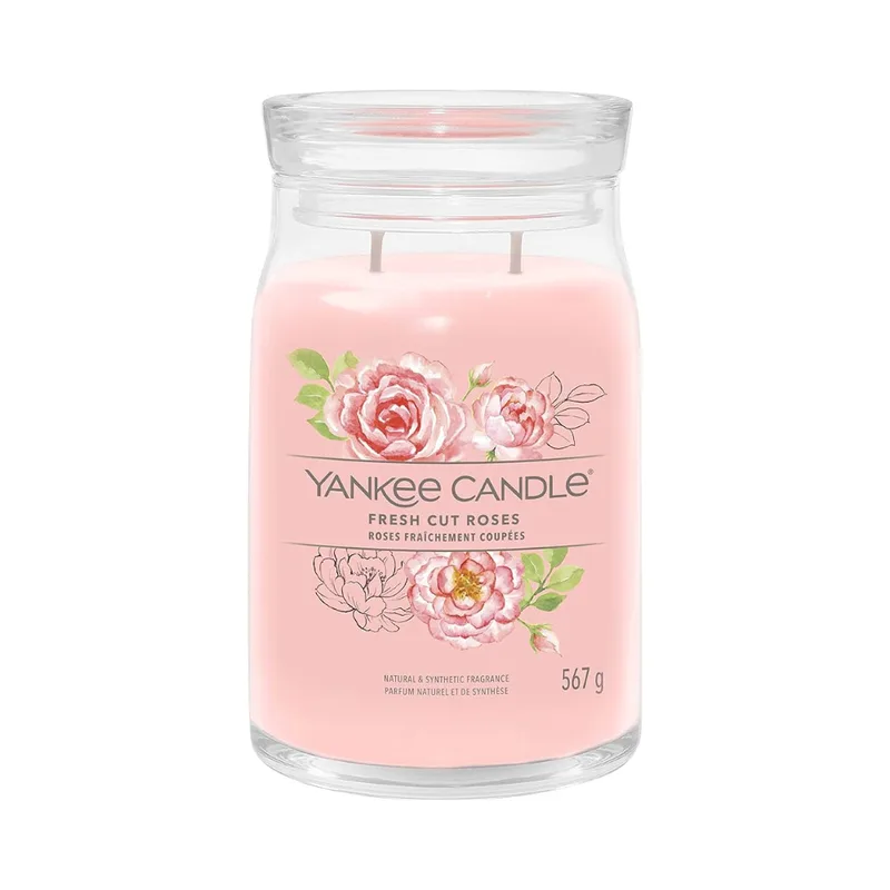 Yankee Candle Tumbler Candle Signature Fresh Cut Roses - 567.0 g