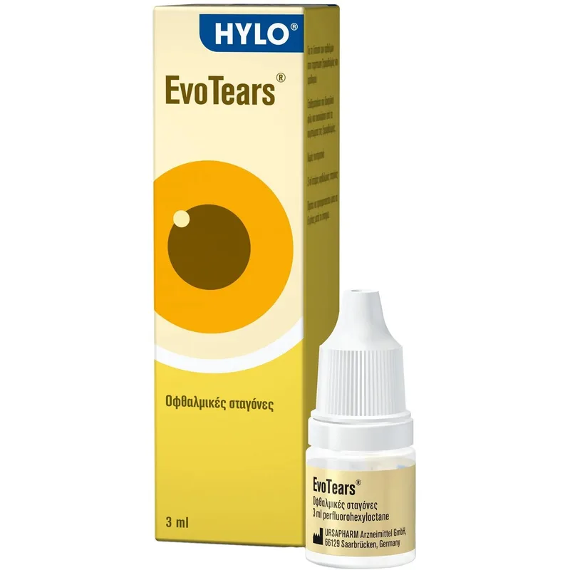 Ursapharm Hylo EvoTears Οφθαλμικές Σταγόνες για Σταθεροποίηση του Δακρυϊκού Φιλμ & Ανακούφιση από τα Συμπτώματα της Ξηροφθαλμίας 3ml