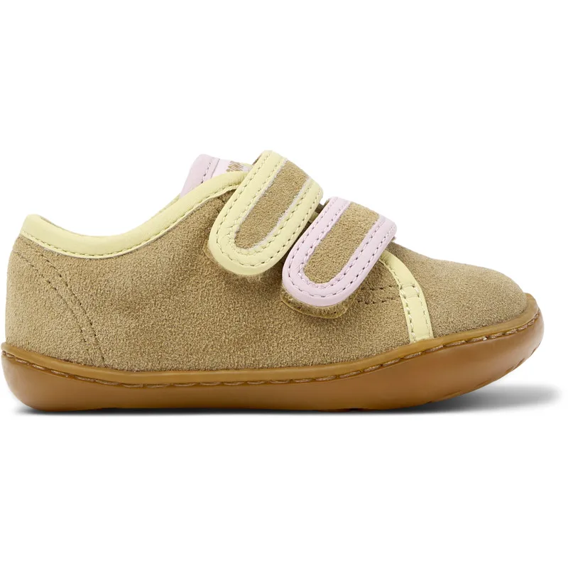 CAMPER Twins - Άγκιστρο και θηλιά Για Firstwalkers - Καφέ, Μέγεθος 23, piel.consumidor13