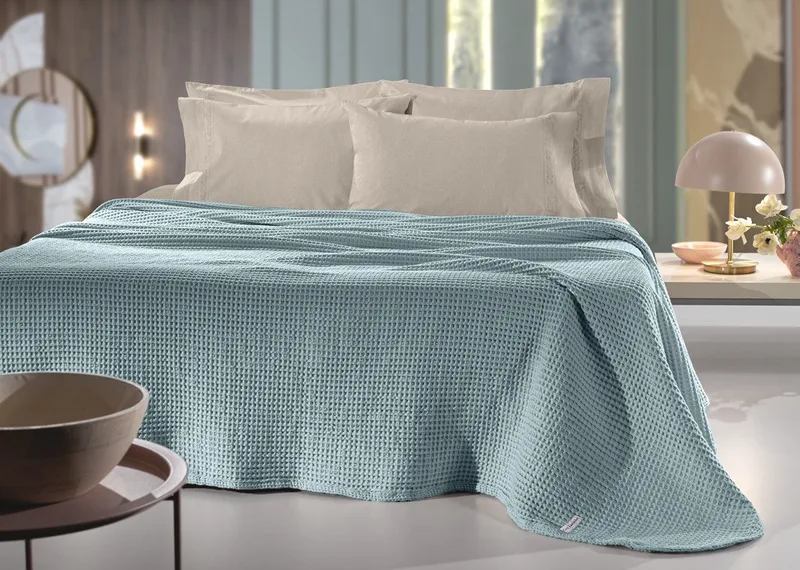 Κουβέρτα King Size Guy Laroche Eternity Cement 260x240