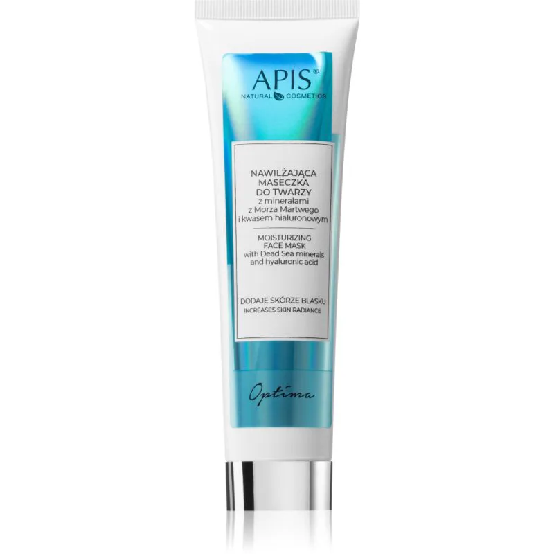 Apis Natural Cosmetics Optima ενυδατική μάσκα προσώπου με μεταλλικά στοιχεία απο τη Νεκρά θάλασσα 100 μλ