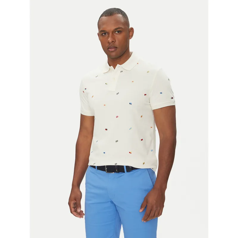 Tommy Hilfiger Polo Critter MW0MW39044 Μπεζ Regular Fit