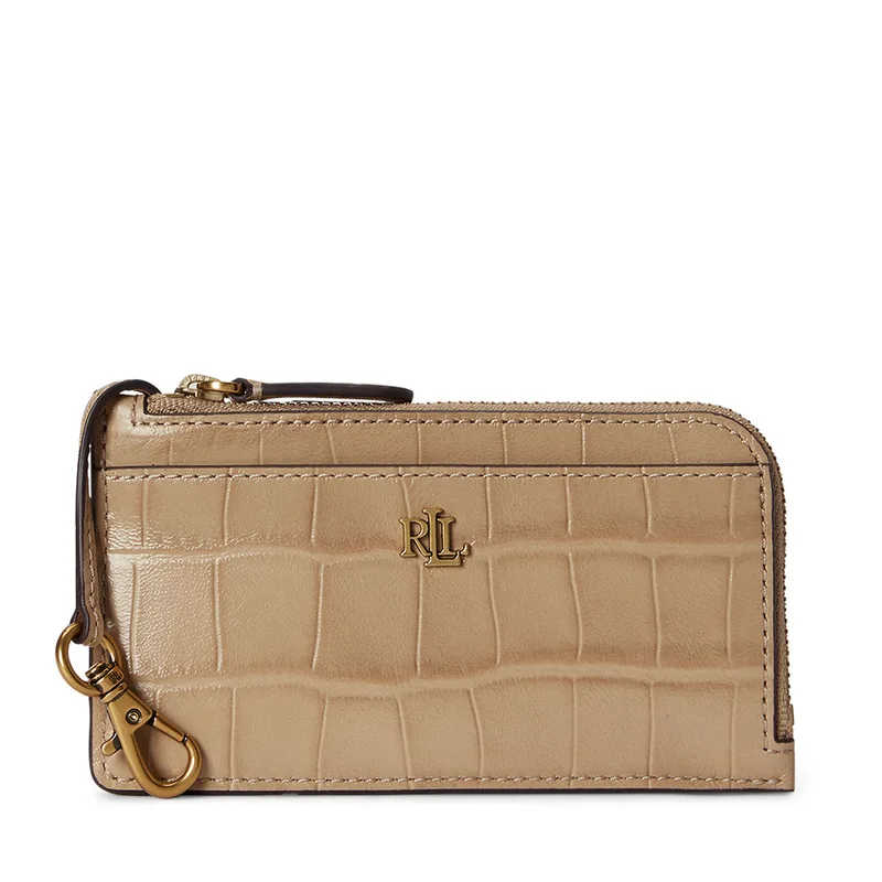 Θήκη πιστωτικών καρτών LAUREN RALPH LAUREN 432P15678001 Μπεζ