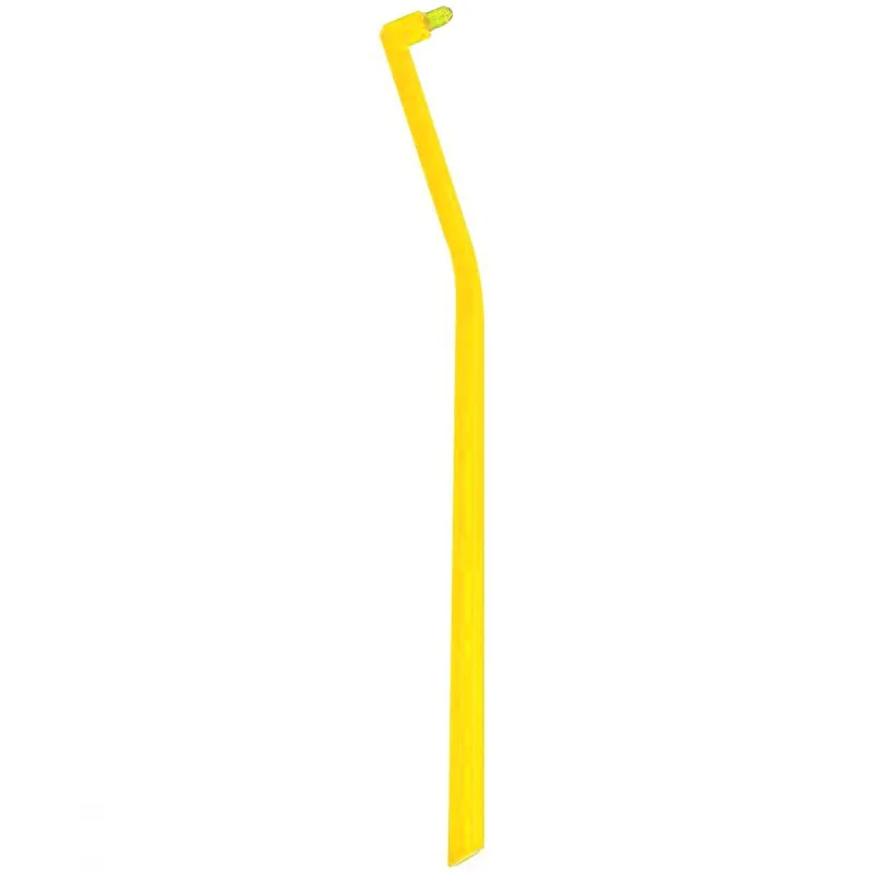 Curaprox CS 1006 Single Toothbrush Μονοθύσανη Οδοντόβουρτσα για Αποτελεσματικό Καθαρισμό Ορθοδοντικών Μηχανισμών & Εμφυτευμάτων 1 Τεμάχιο - Κίτρινο / Λαχανί