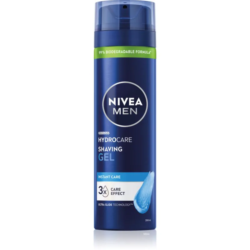 NIVEA MEN Hydrocare τζελ ξυρίσματος 200 ml
