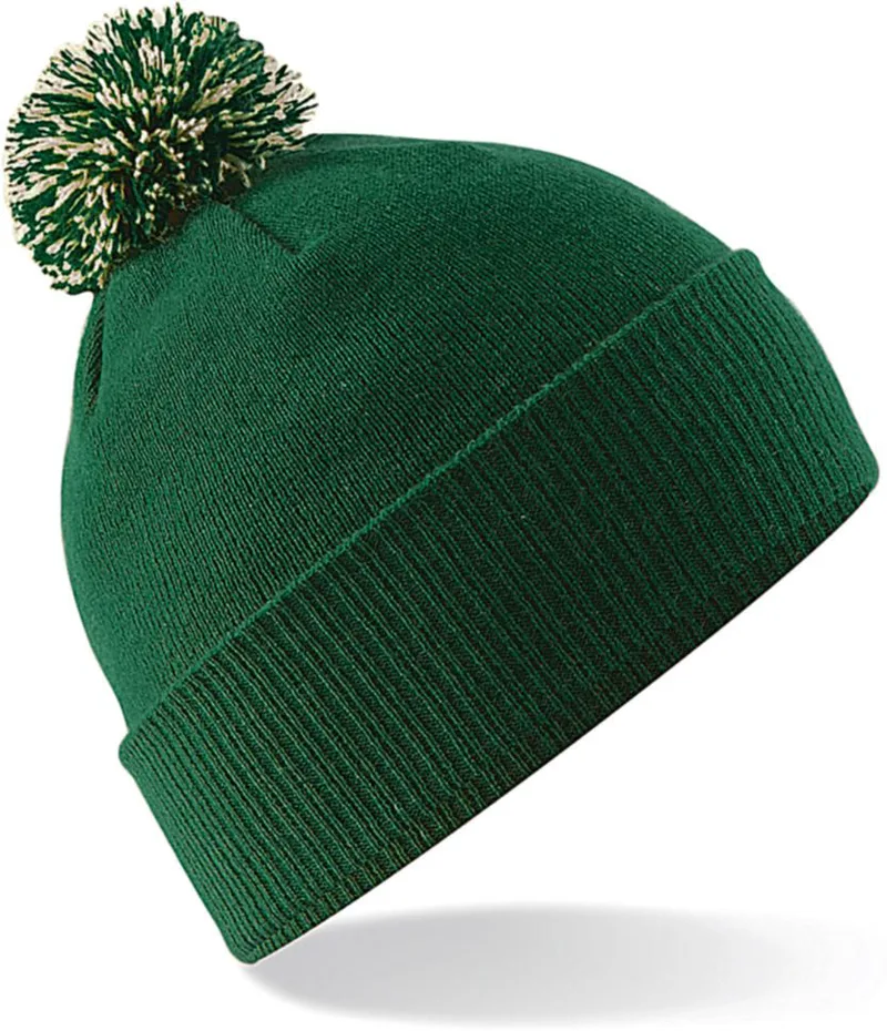 Σκούφος Snowstar B450 Beechfield Bottle Green/Off White
