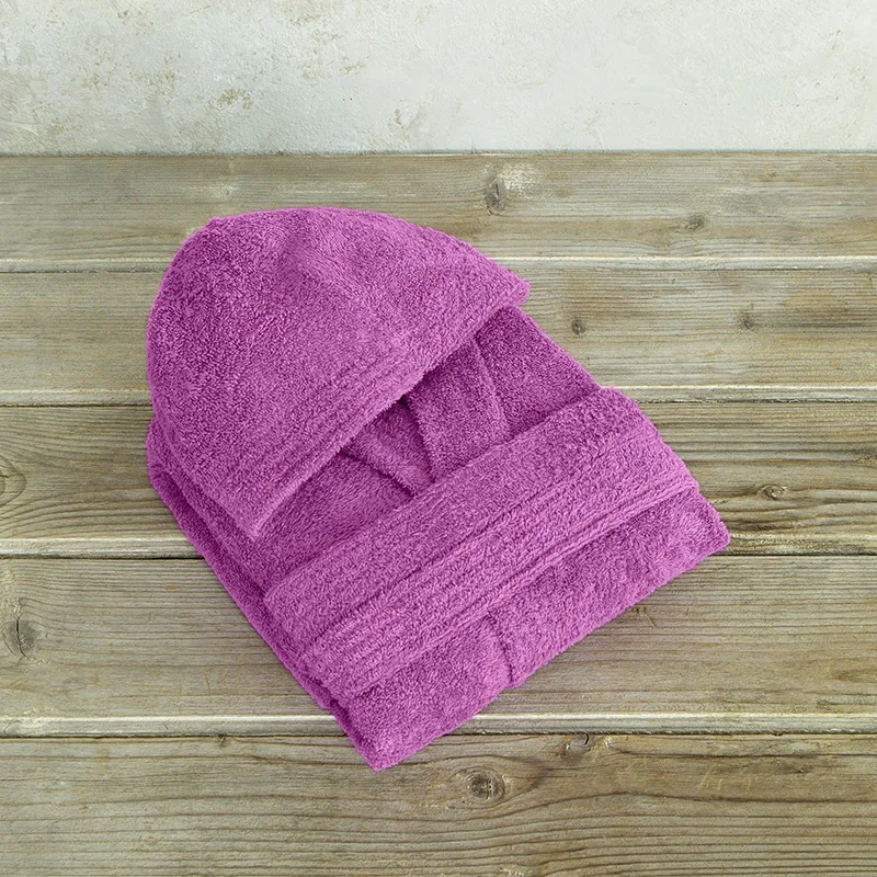 Μπουρνούζι Με Κουκούλα Nima Wizard Dark Fuchsia
