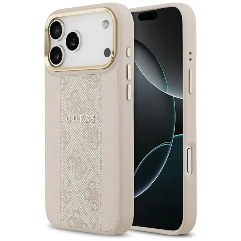 Θήκη Guess 4G Stripe Magsafe Ροζ iPhone 17 Pro Max