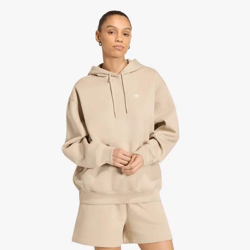 Φούτερ adidas Ess Fl Hd Os Khaki Three XS