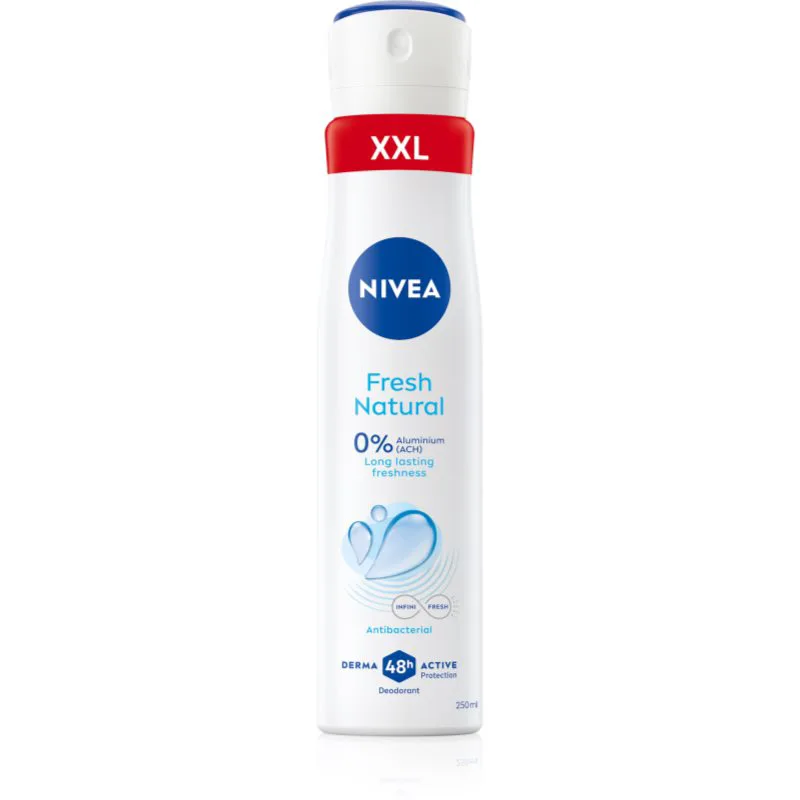 NIVEA Fresh Natural αποσμητικό σε σπρέι για γυναίκες 250 ml
