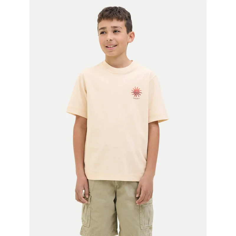 Jack & Jones Junior T-Shirt Canggu 12278649 Μπεζ Relaxed Fit