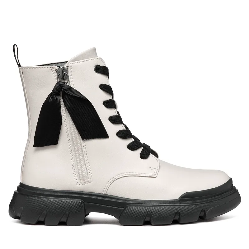 Μπότες Geox J Junette Girl J36HVG 000BC C1M9B S Εκρού