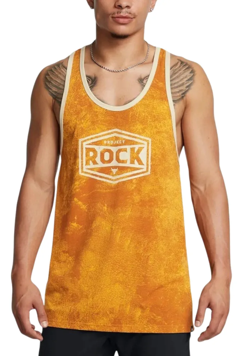 Μπλούζα Αμάνικη Under Armour Pjt Rck Racer Tank Tools 1386915-711 Ανδρικό