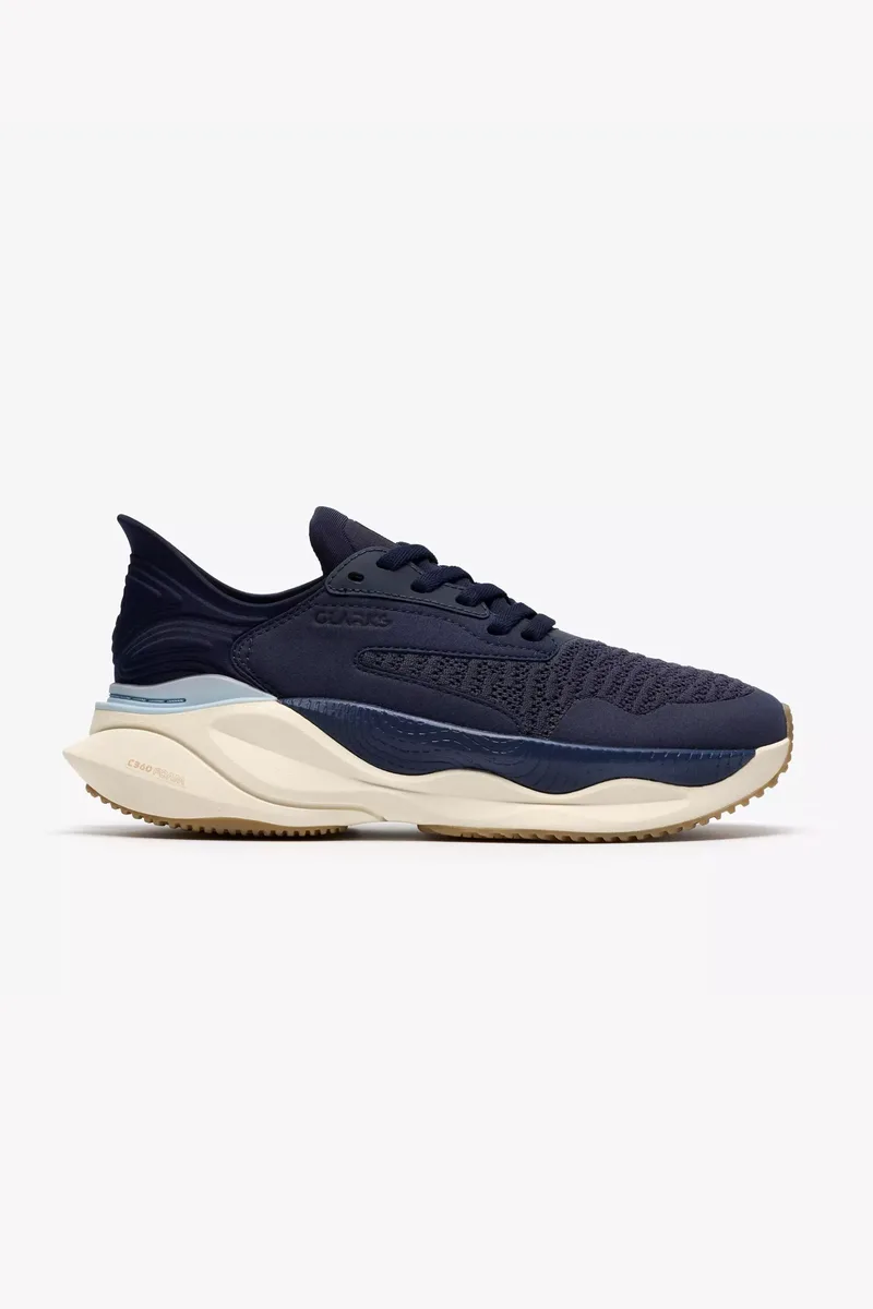 Clarks γυναικεία sneakers ''Pace Walk'' - 26185850 Μπλε Σκούρο