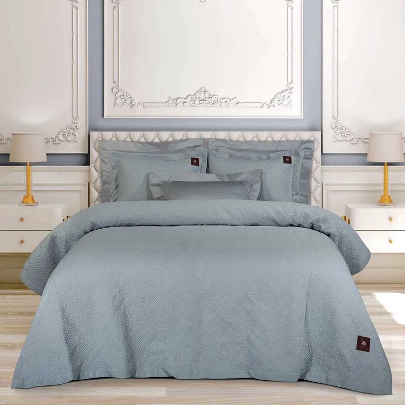 Κουβερλί Microfiber King 240x250εκ. Essential 4450 Grey Greenwich Polo Club (Ύφασμα: Microfiber, Χρώμα: Γκρι, Μέγεθος: King Size) - Greenwich Polo Club - 202000304450